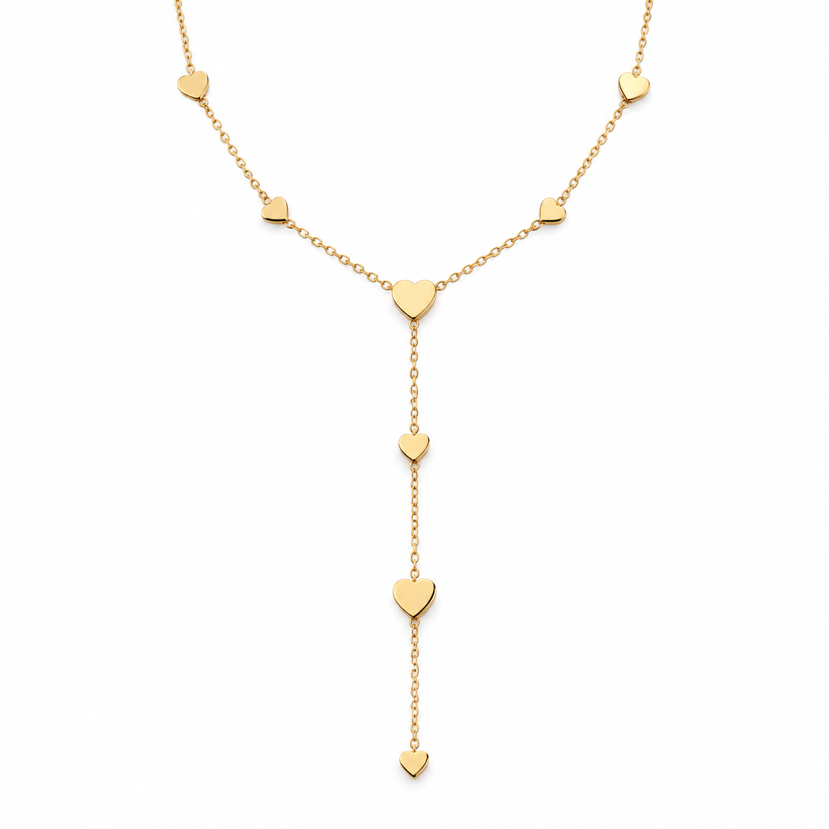 Collana Cuoricini | Acciaio Inox