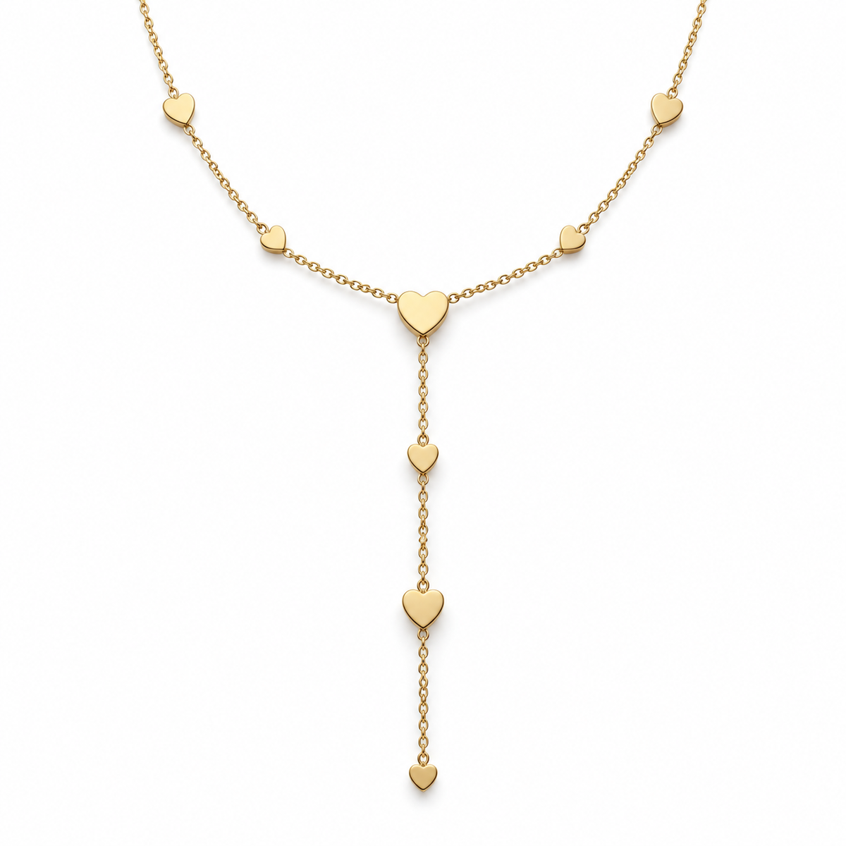 Collana Cuoricini | Acciaio Inox