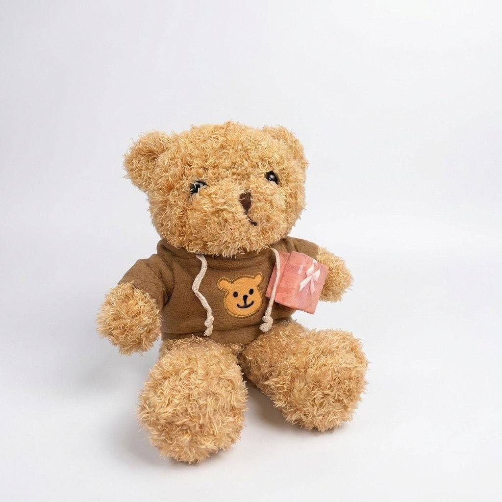 OrSì Peluche con Anello "Notte Dorata" Regolabile in Acciaio Inossidabile