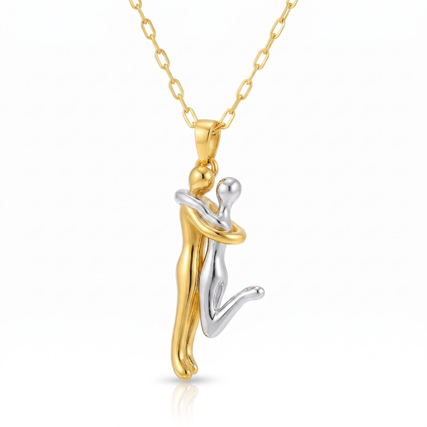 Collana Infinity Love Colori Oro e Argento – Regalo Romantico Coppia – AuraGifts