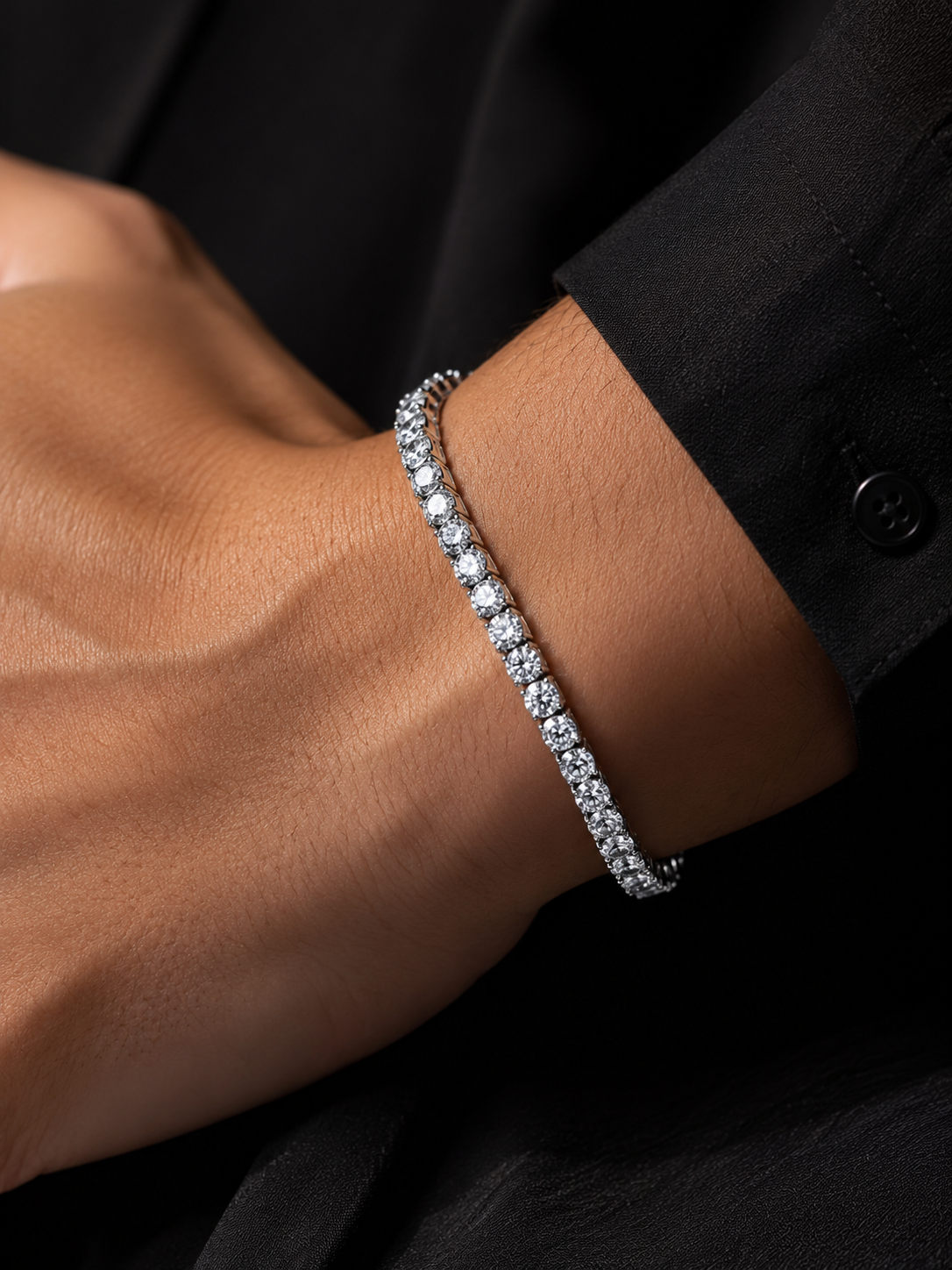 Bracciale Tennis Luxury – Effetto Diamante | Eleganza Senza Tempo