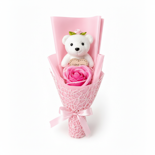 Bouquet con Orsetto Peluche